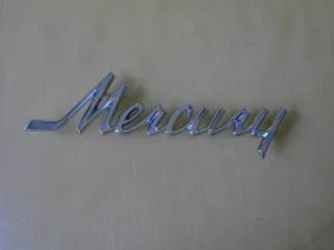 Logo Deck Lid Mercury 1967_1968