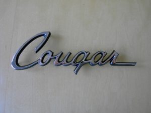 Logo Rear Quarter Cougar 1968