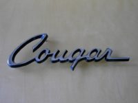 Logo Rear Quarter Cougar 1969-1970