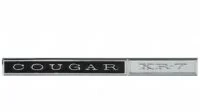 1967 1968  Cougar XR-7 Dash Emblem (Chrome XR-7)