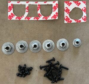 XR7 dash installation hardware