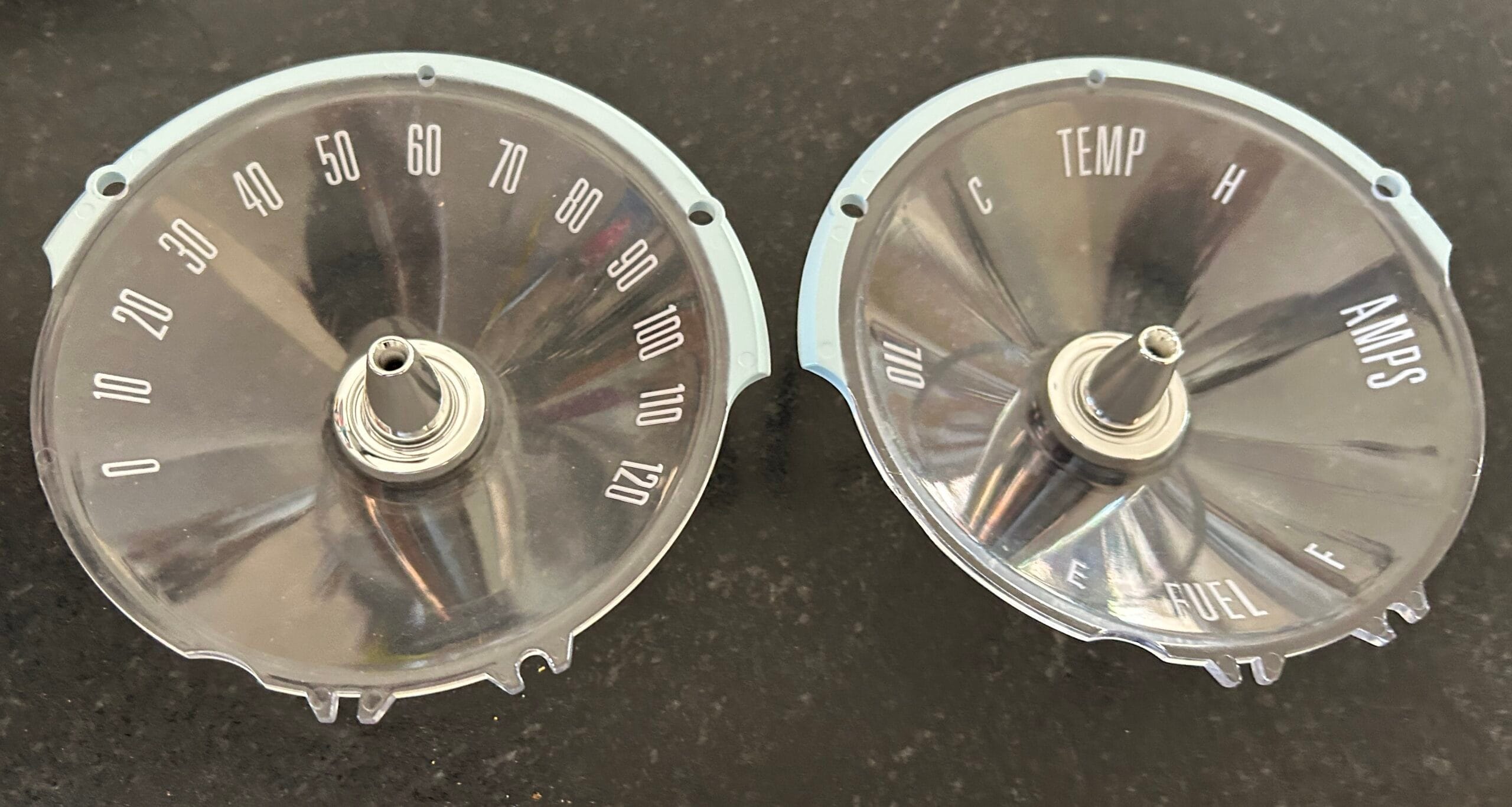 1967 1968 Cougar Standard Dash Gauge Lens Kit - Image 6