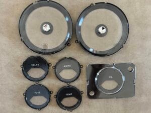 1967 Cougar XR-7 Dash Gauge Lens Kit